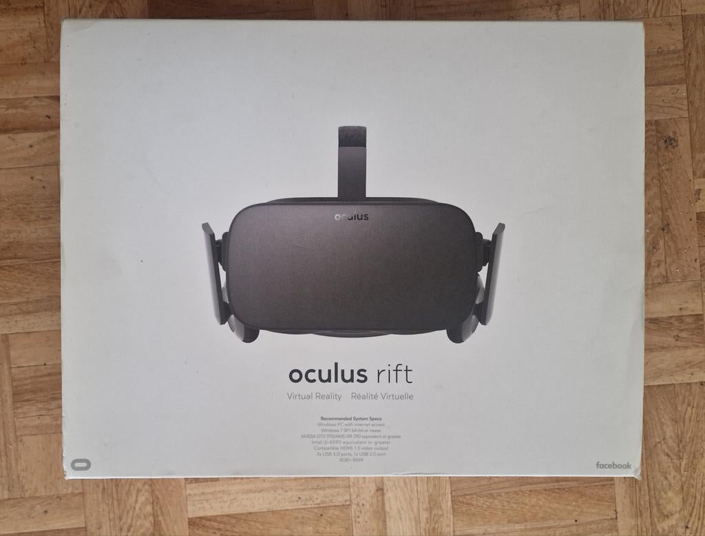 Oculus Rift in doos, Games en Spelcomputers, Virtual Reality, Ophalen of Verzenden