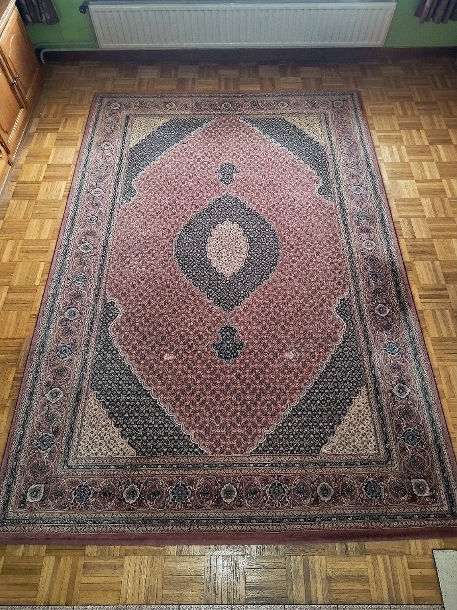 tapis classique 'Brilliant' - 200 x 300 cm, Maison & Meubles, 200 cm ou plus, 200 cm ou plus, Rouge, Enlèvement