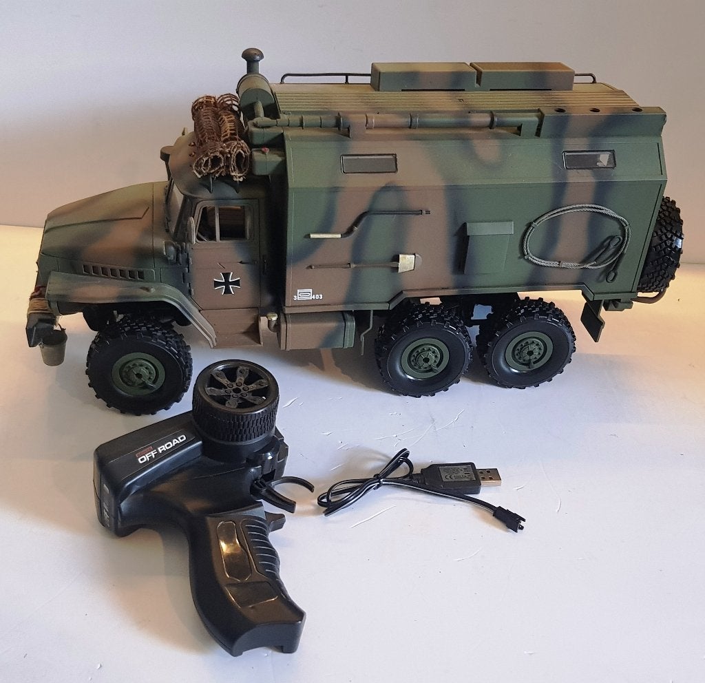 Amewi WPL B36 Ural 1/16 Militaire truck RTR, Elektro, Verzenden, Auto offroad, Zo goed als nieuw