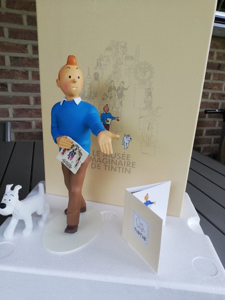 Beeldje Kuifje en Snowy Imaginary Museum, Verzamelen, Ophalen of Verzenden, Kuifje, Nieuw