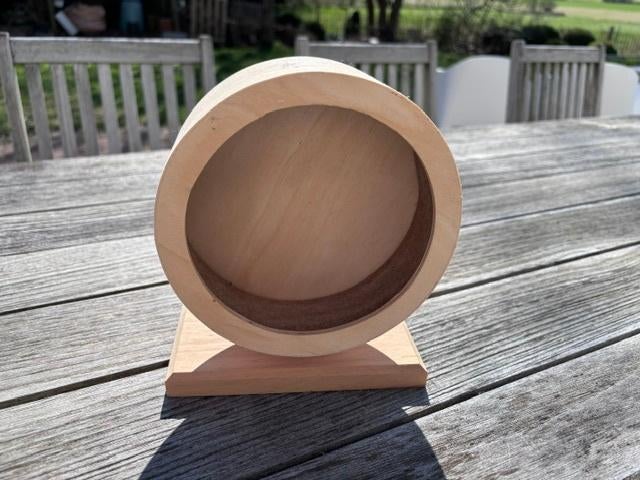 Houten hamster rad, Ophalen, Gebruikt, Loopwiel of Rad