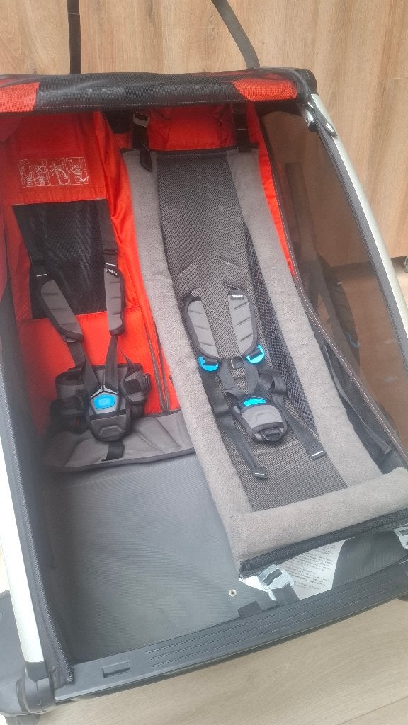 Hangmat fietskar - Thule Chariot Infant Sling (zwart), Fietsen en Brommers, Ophalen, Minder dan 20 kg, Zo goed als nieuw, Thule