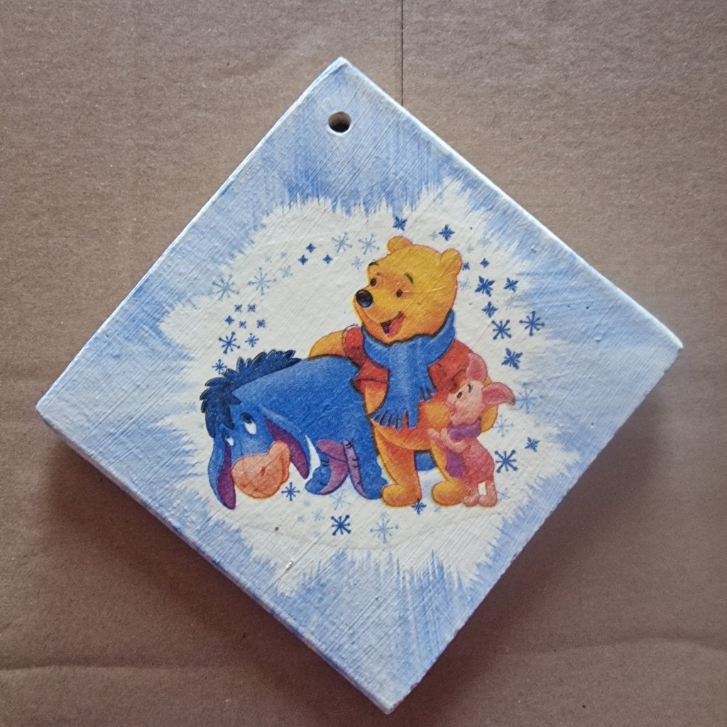 Beschilderde tegel Winnie the Pooh, Huis en Inrichting, Ophalen of Verzenden, Nieuw