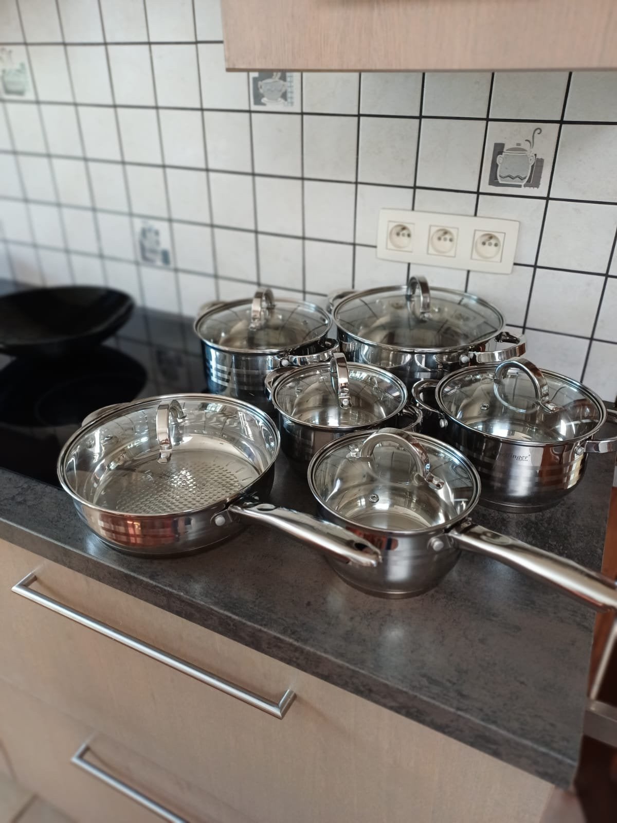Set kookpotten, Huis en Inrichting, Ophalen of Verzenden, Zo goed als nieuw