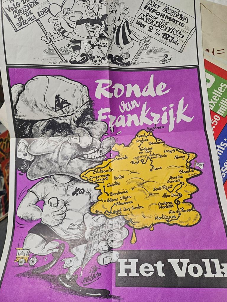 Oude affiche Ronde Van Frankrijk, Verzenden