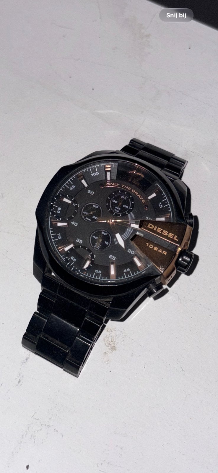 Diesel horloge, Staal, Gebruikt, Staal, Polshorloge