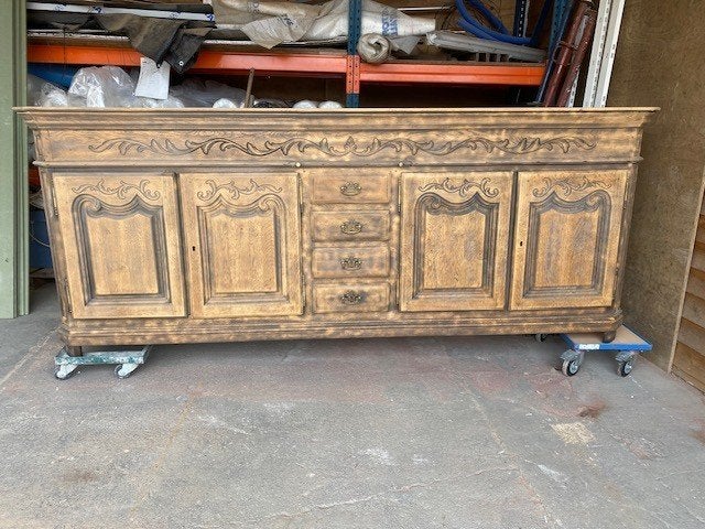 (7) BUFFET ANCIEN, Maison & Meubles, Enlèvement, Utilisé, 50 à 100 cm, Chêne