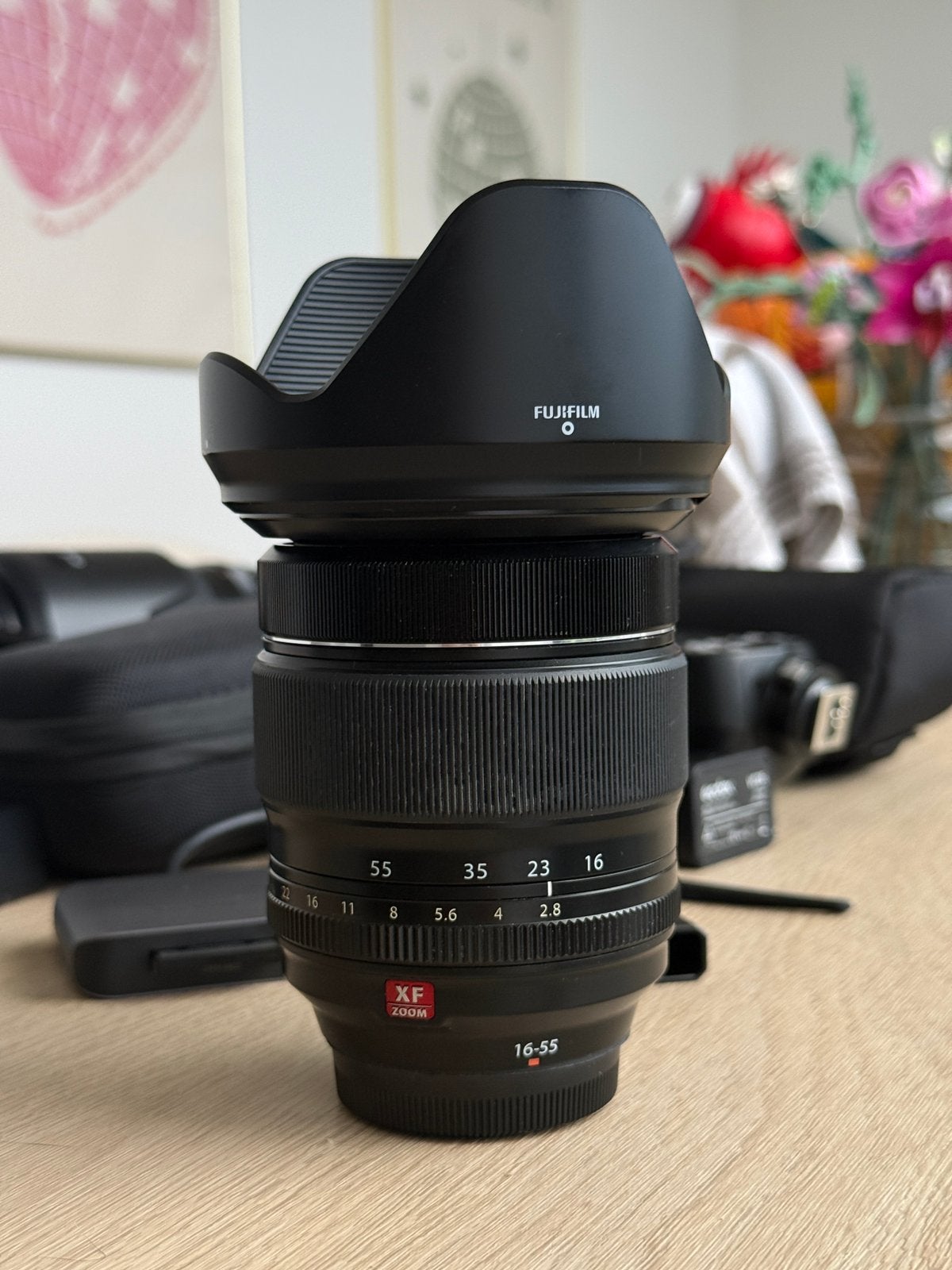 Fujinon XF 16-55 mm f/2.8 R LM WR, Audio, Tv en Foto, Ophalen, Zo goed als nieuw, Fujifilm