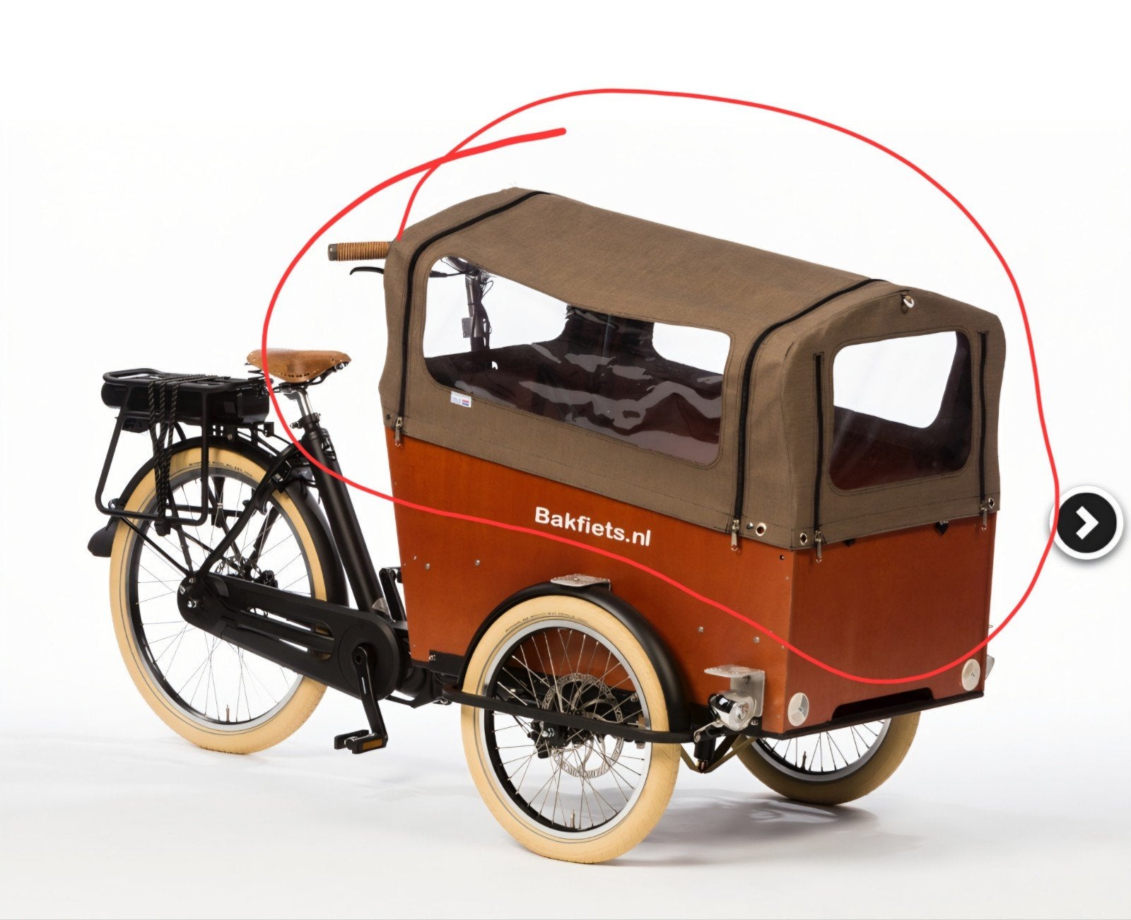 Regentent voor Cargotrike breed, Fietsen en Brommers, Ophalen, Nieuw, Overige merken, Huif