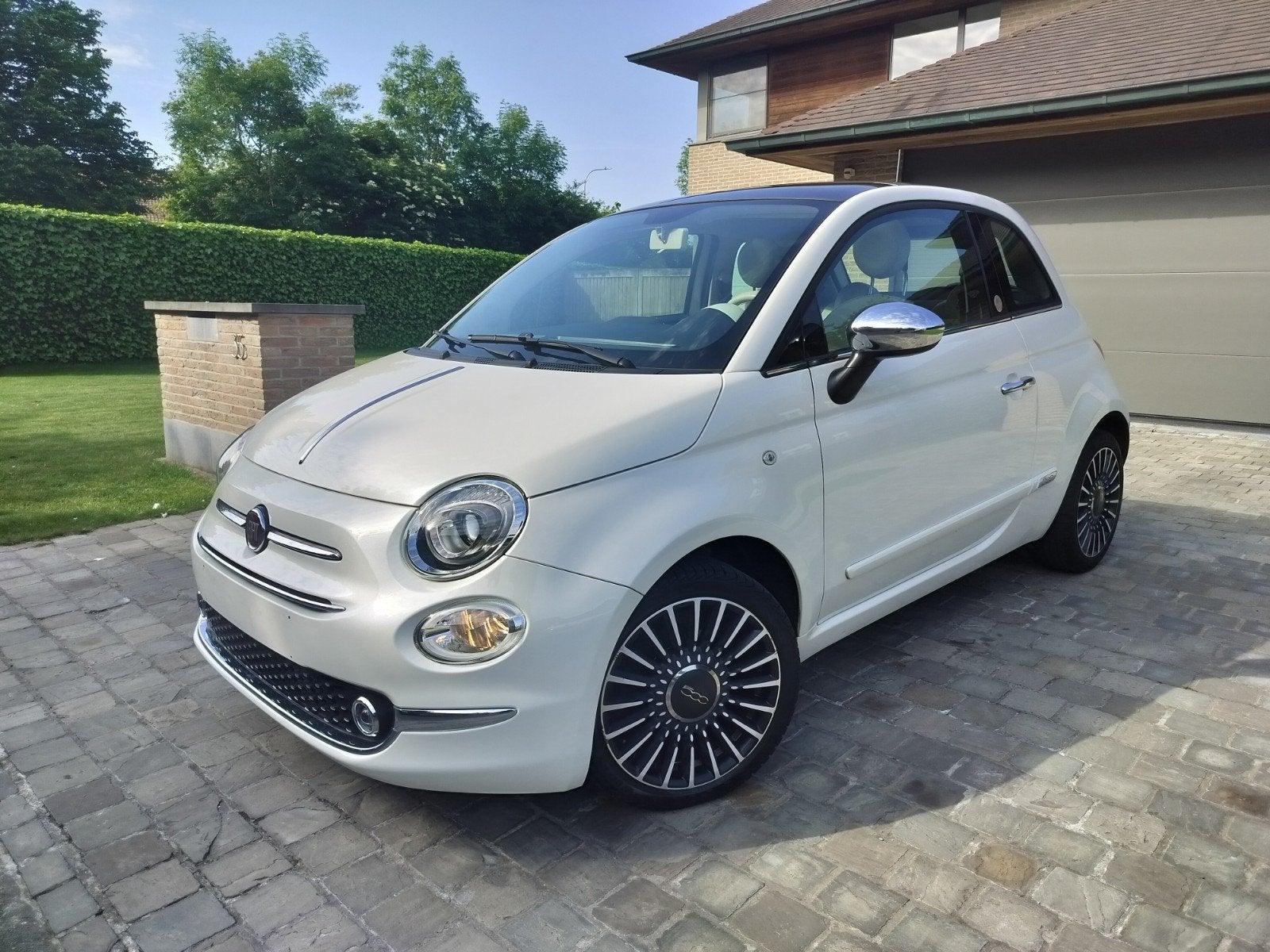 FIAT 500 PARELMOER • 2019 • CARPLAY/PANO • 1J GARANTIE, Autos, 1242 cm³, Achat, Entreprise, Boîte manuelle