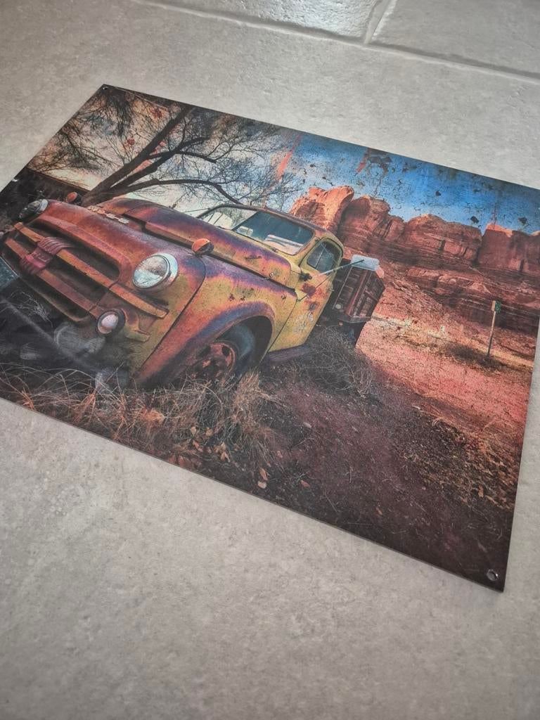 Rusty Truck Bluff Wandbord Signs USA, Vintage, Ophalen