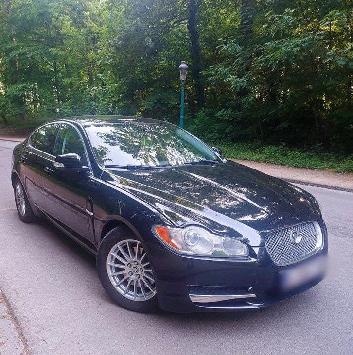 Jaguar XF 2.7 V6 Diesel, pneus neufs, entretien, CT ok, Cuir, Achat, Entretenue par le concessionnaire, Noir