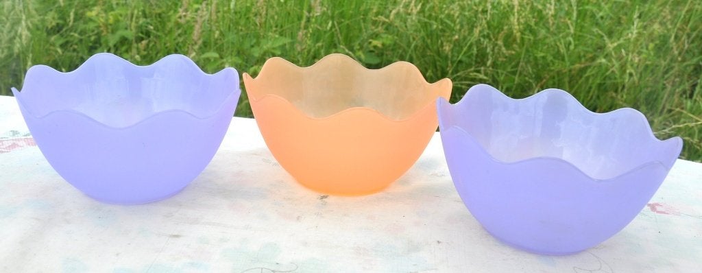 3 bols pour apero en plastique, Huis en Inrichting, Keuken | Servies, Ophalen of Verzenden, Zo goed als nieuw, Overige materialen
