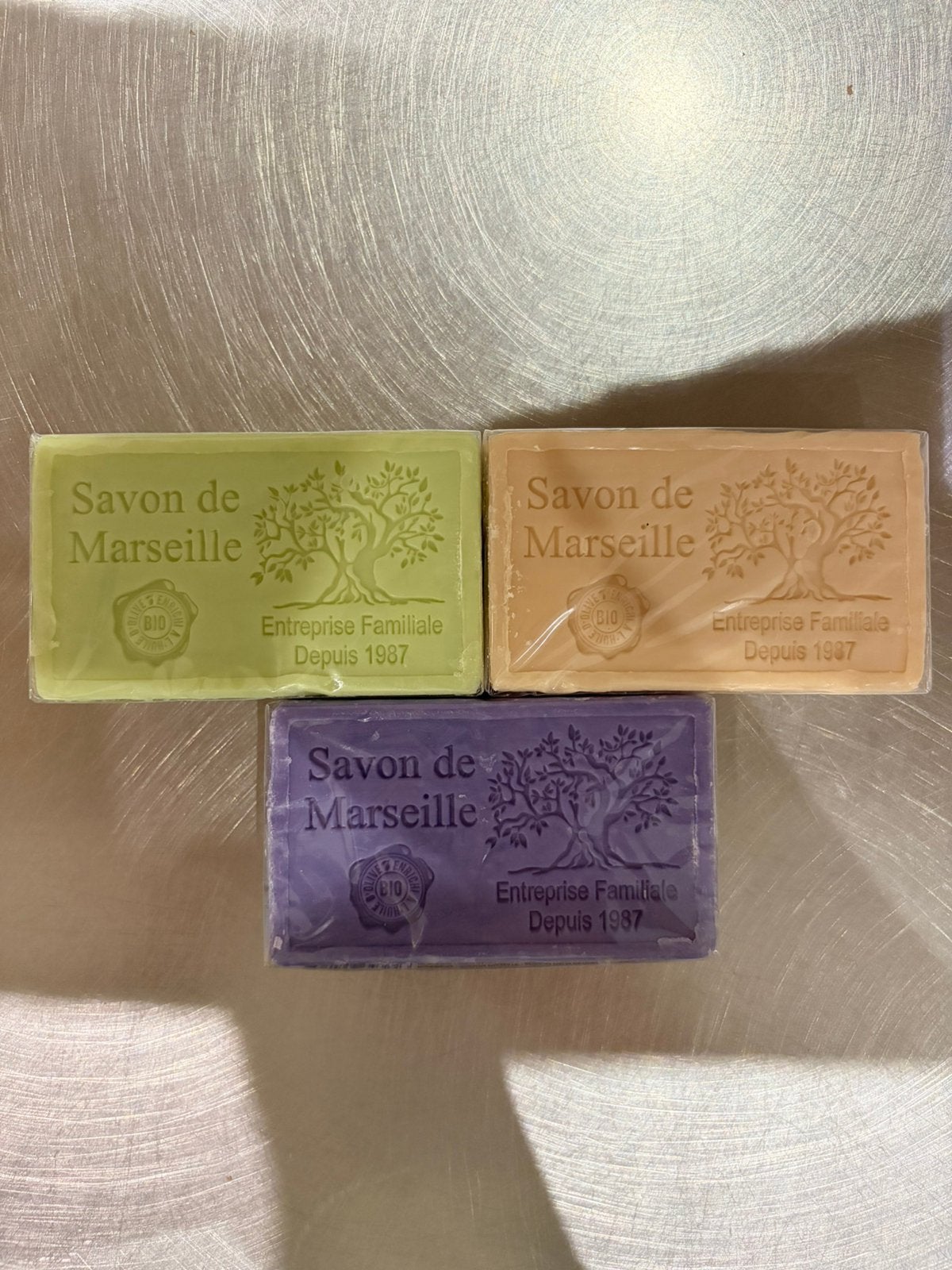 Lot de 3 savons de Marseille BIO – La Maison de la Capelette, Enlèvement ou Envoi, Neuf, Baignoire & Douche