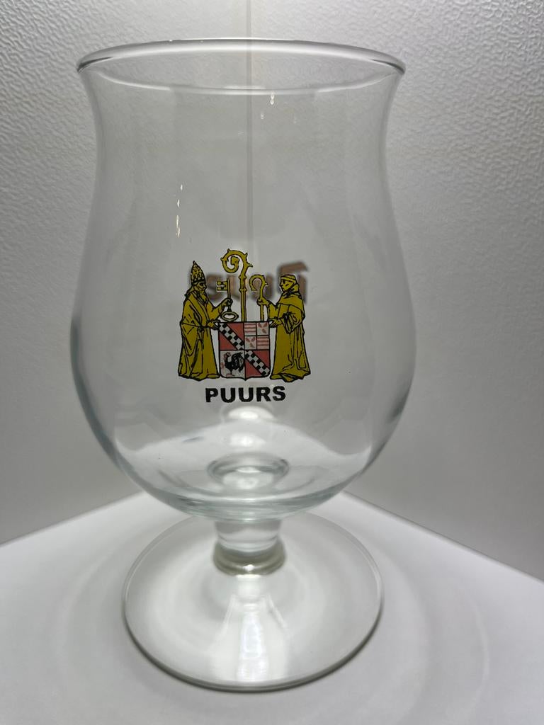 Duvel glas wapenschild Puurs, Verzamelen, Ophalen of Verzenden, Zo goed als nieuw, Duvel