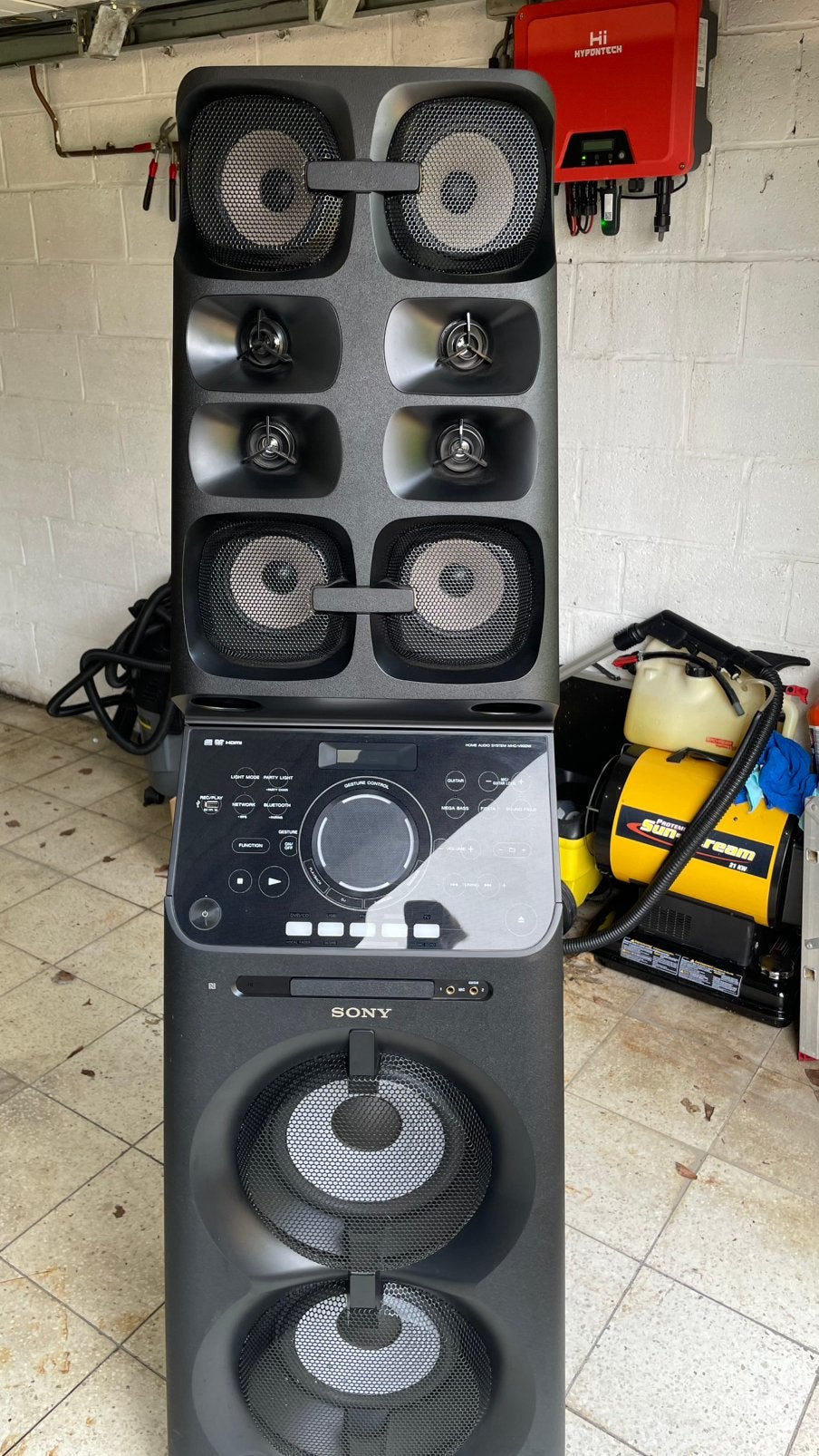 SONY MHC-V90DW alles-in-één geluidssysteem, Audio, Tv en Foto, Luidsprekerboxen, Afstandsbediening, Ophalen, Zo goed als nieuw