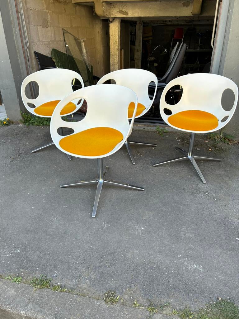 Ensemble de 4 chaises Rin par Fritz  Hansen, Enlèvement ou Envoi
