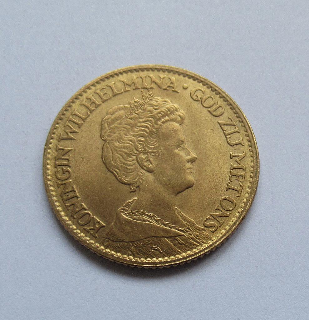 Nederland 10 gulden 1912, Verzenden, 10 gulden, Goud