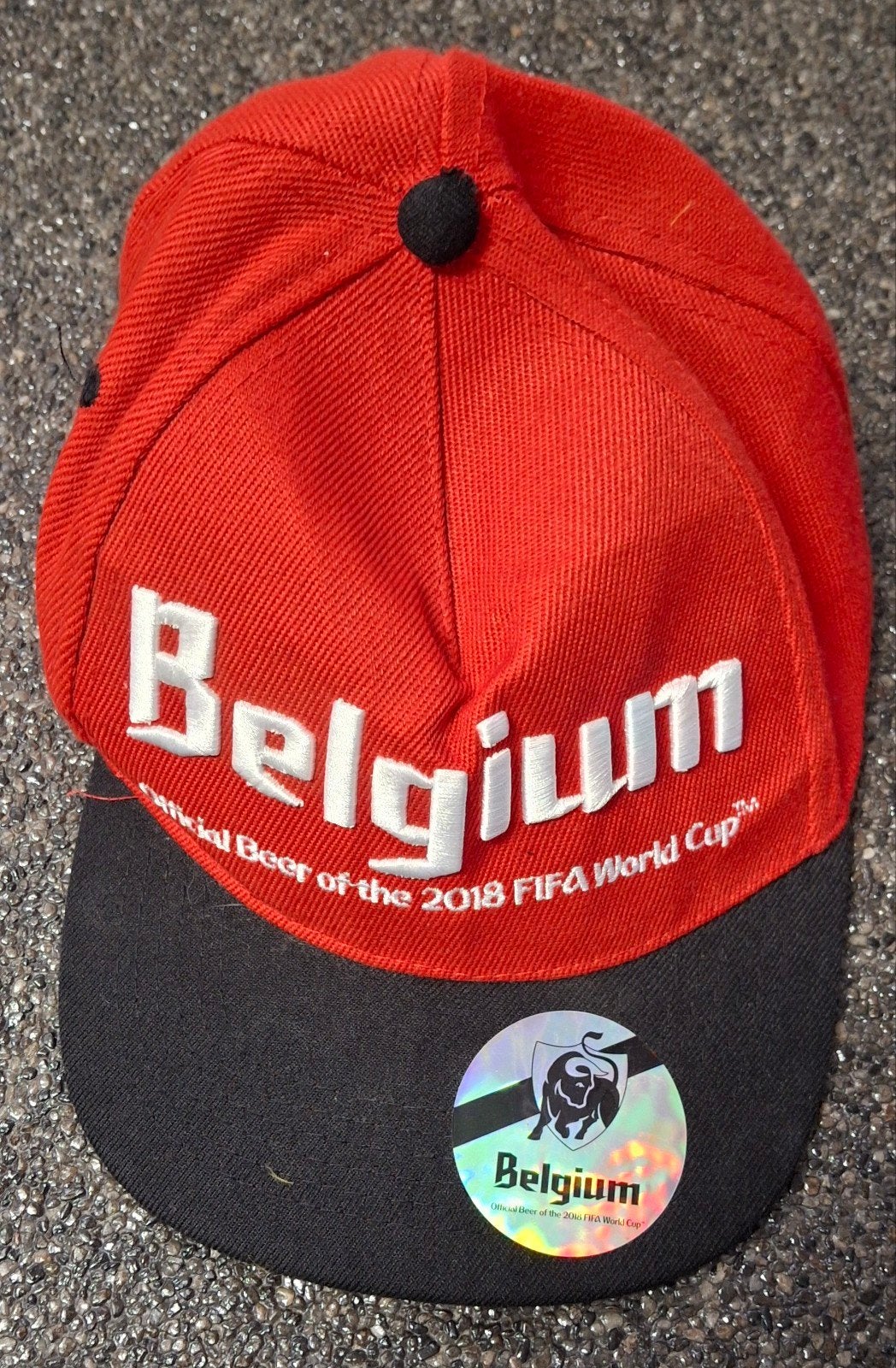 Pet voetbal Rode Duivels Jupiler official beer 2018 FIFA, Verzamelen, Ophalen of Verzenden, Zo goed als nieuw, Pet of Muts