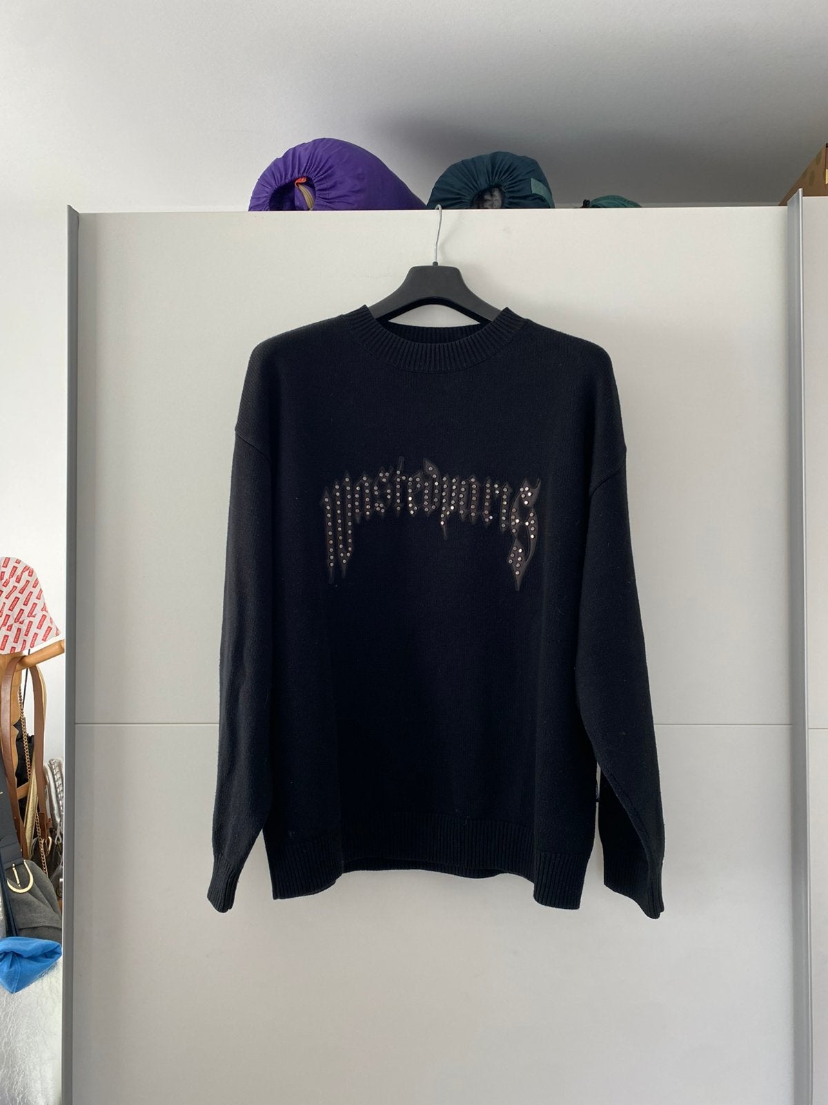 Wasted paris pull medium, Ophalen of Verzenden, Zo goed als nieuw, Maat 48/50 (M), Zwart