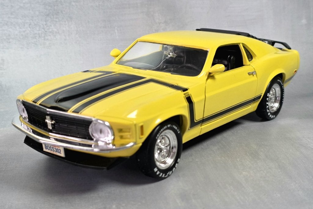1/18 ERTL - 1970 Ford Mustang Boss 302, Ophalen of Verzenden, Zo goed als nieuw, Auto, ERTL
