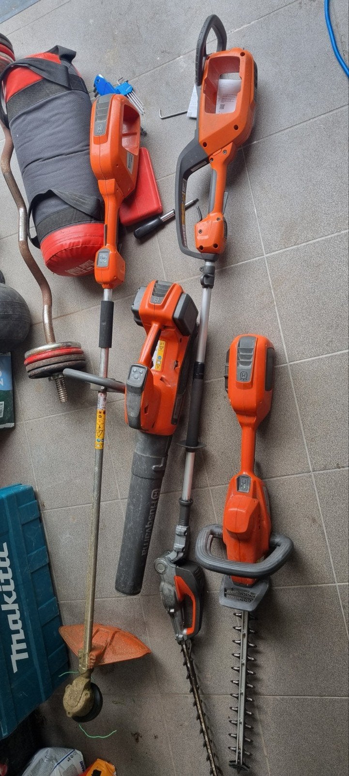 tuin gereedschap, Tuin en Terras, Ophalen, Accu