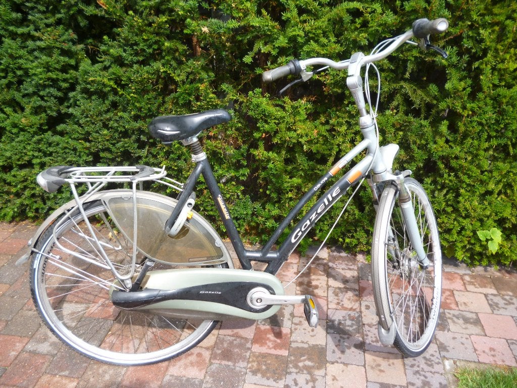 damesfiets gazelle, Ophalen, Versnellingen, Gazelle, Trommelrem
