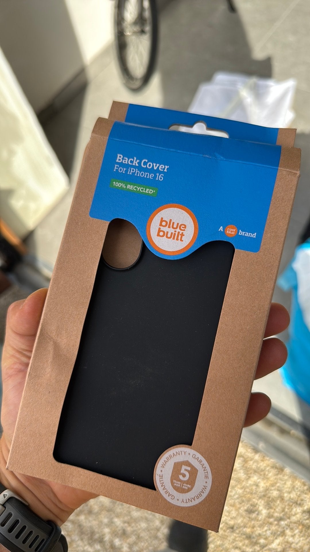 Iphone 16 hoes zwart nieuw, Telecommunicatie, Ophalen of Verzenden, Nieuw, IPhone 16, Zwart