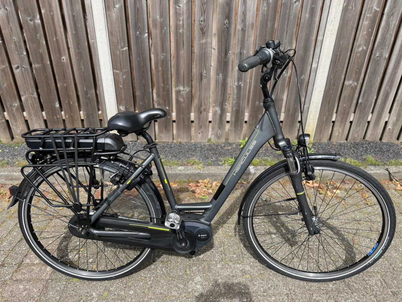 Electrische Hercules bosch middenmotor fiets, Versnellingen, Zo goed als nieuw, 50 tot 53 cm, Ophalen