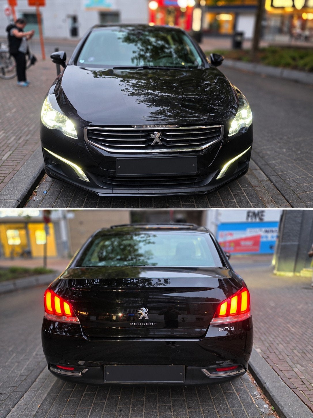 Peugeot 508 1.6 THP Automaat – 2016 – 160.000 km, Autos, Cuir, Achat, Noir, Berline