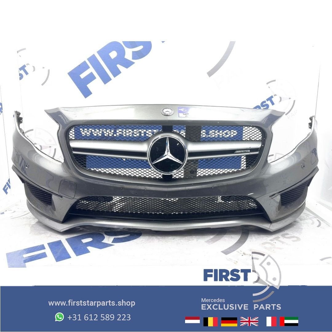W156 X156 GLA 45 AMG VOORBUMPER COMPLEET + GLA45 GRIL 2013-2, Utilisé, -, Avant, -
