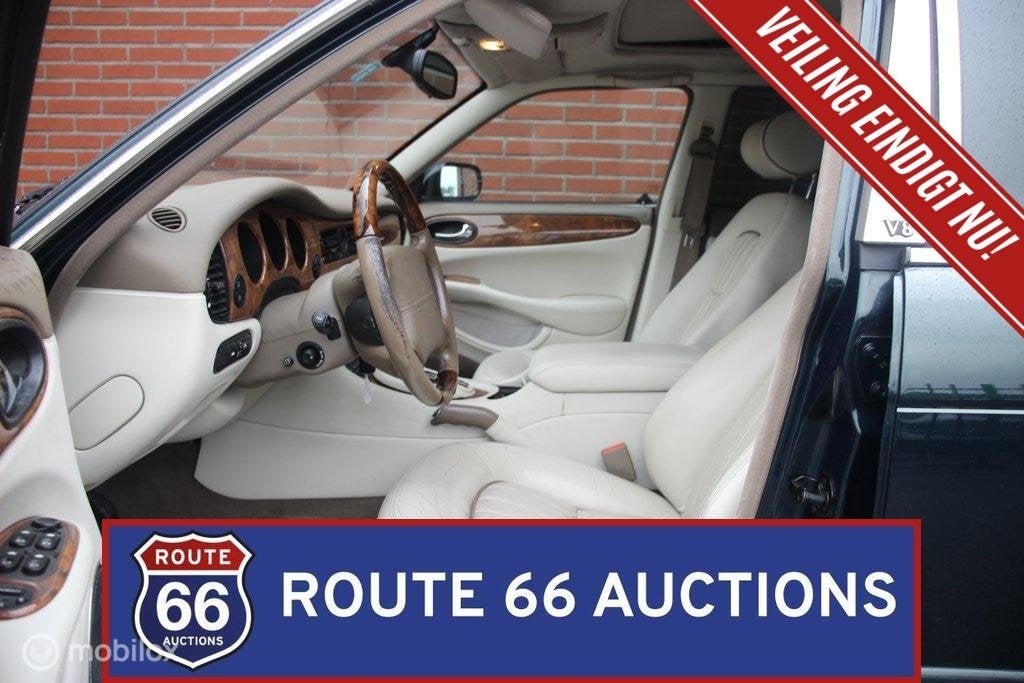 Jaguar XJ8 4.0 | 2000 | Route 66 Auctions, Auto's, Zwart, Bedrijf, Handgeschakeld, Overige carrosserie