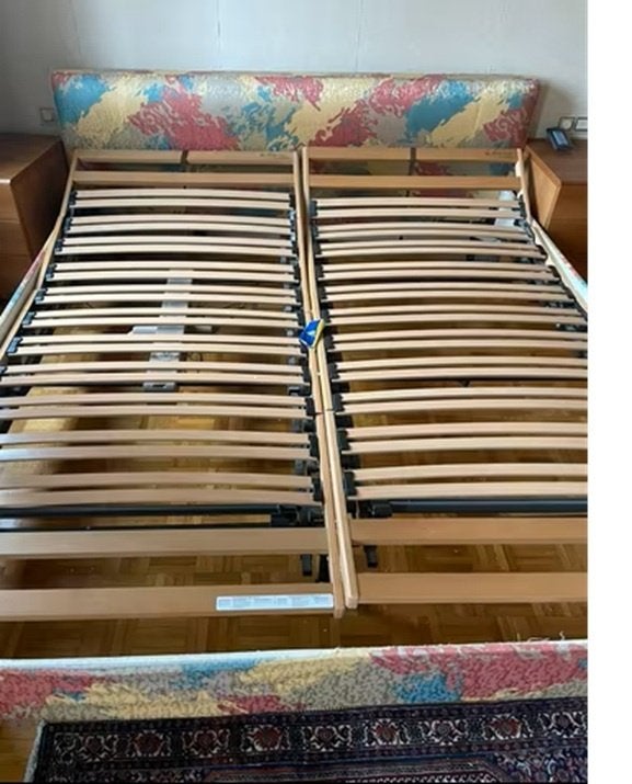 Lit double LATTOFLEX - 180 x 200 - EN LIGNE = DISPONIBLE, Maison & Meubles, Comme neuf, Enlèvement, 180 cm, Deux personnes