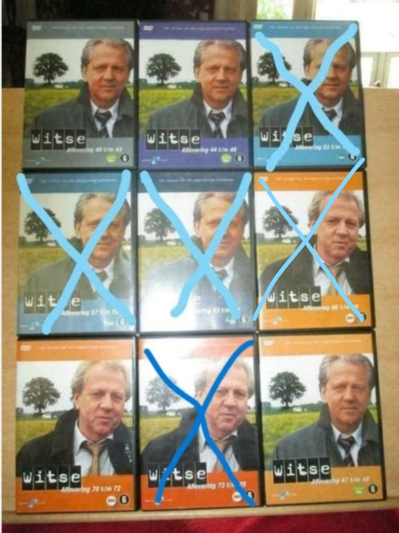 Witse  Seizoen  4 / 6  (per aflevering) lot/stuk spotprijs !, Cd's en Dvd's, Alle leeftijden, Ophalen of Verzenden, Zo goed als nieuw