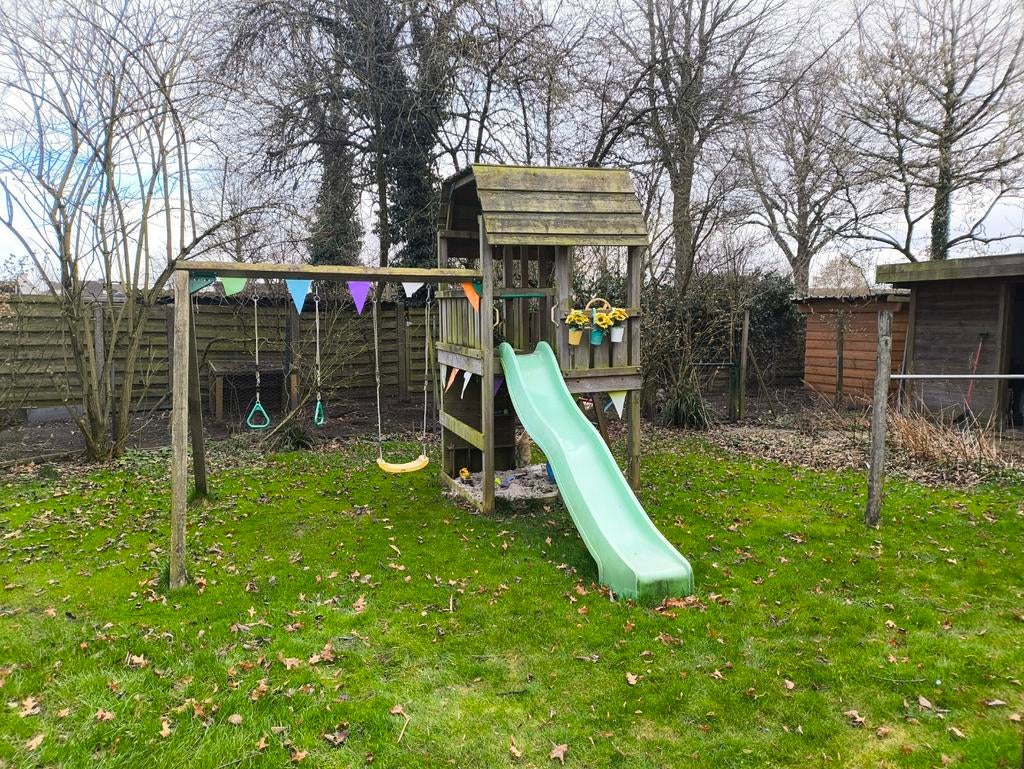 Speeltoestel hout, Kinderen en Baby's, Speelgoed | Buiten | Speeltoestellen, Ophalen