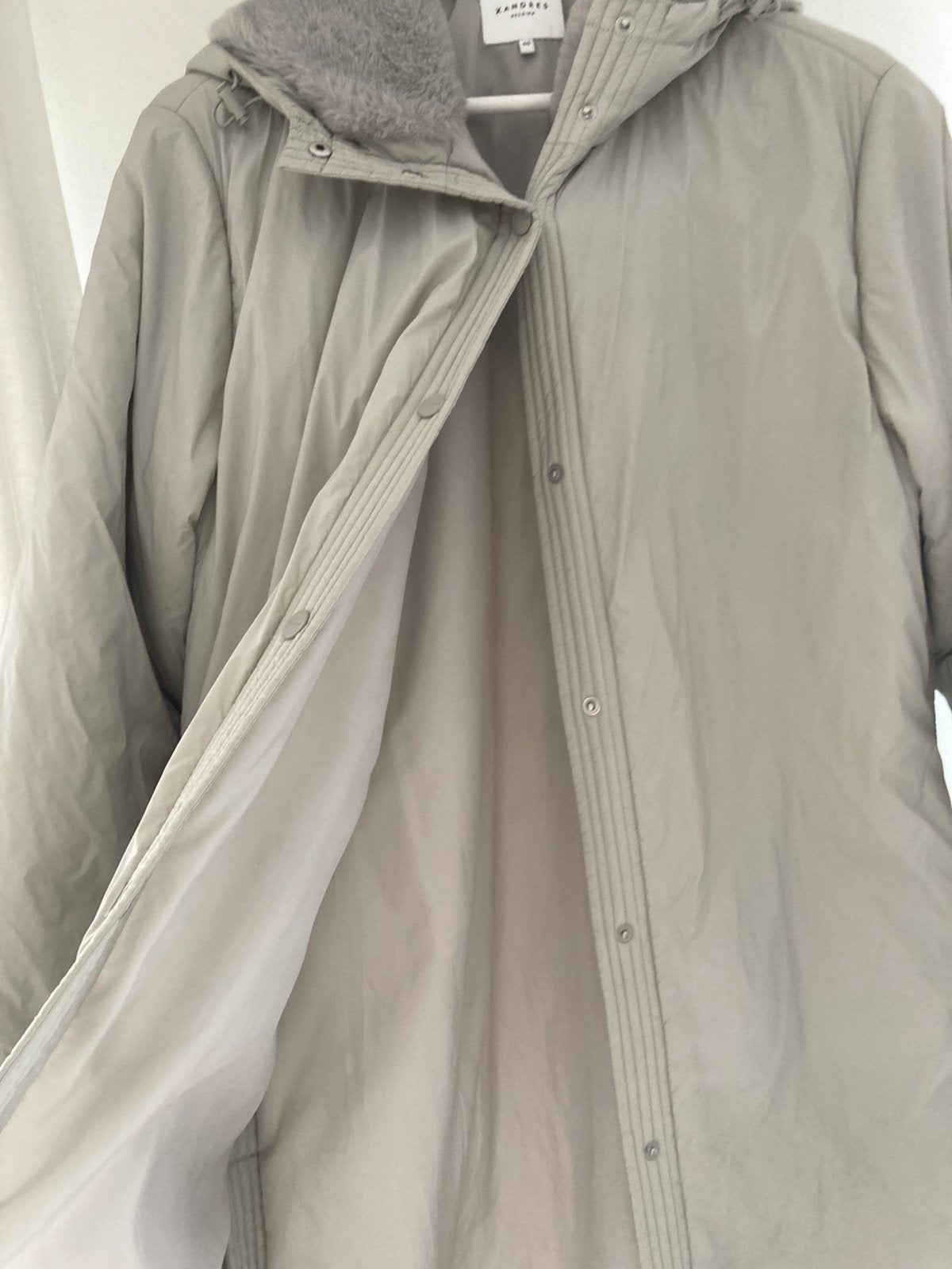 Mantel, Kleding | Dames, Jassen | Winter, Ophalen of Verzenden, Zo goed als nieuw, Maat 38/40 (M), Grijs