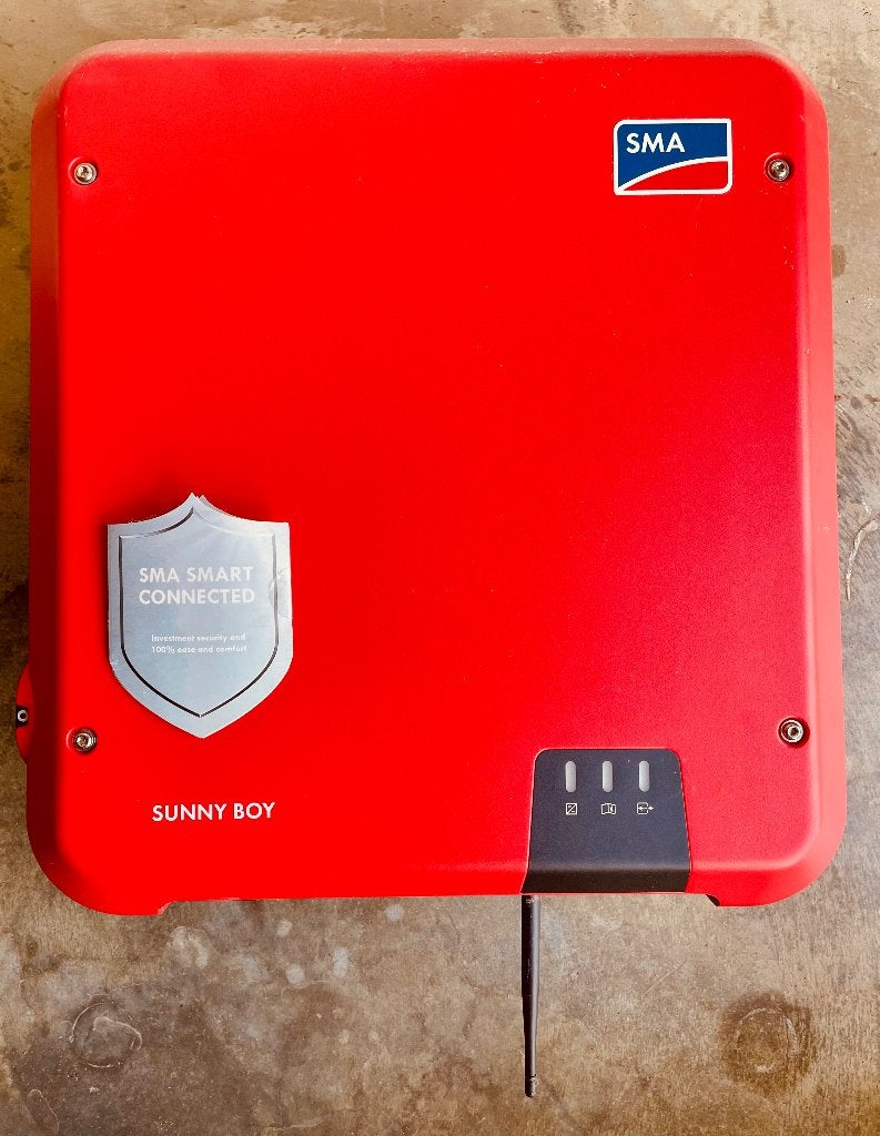 Te koop: SMA Sunny Boy omvormer, Doe-het-zelf en Bouw, Ophalen, Gebruikt, Compleet systeem
