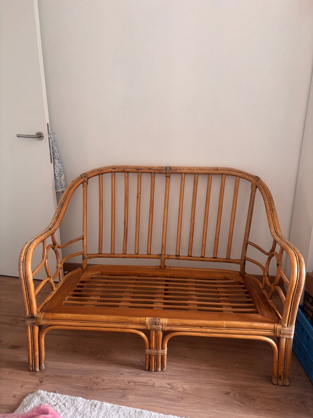 2 rotan zetels, Tuin en Terras, Ophalen, 4 zitplaatsen, Gebruikt, Rotan