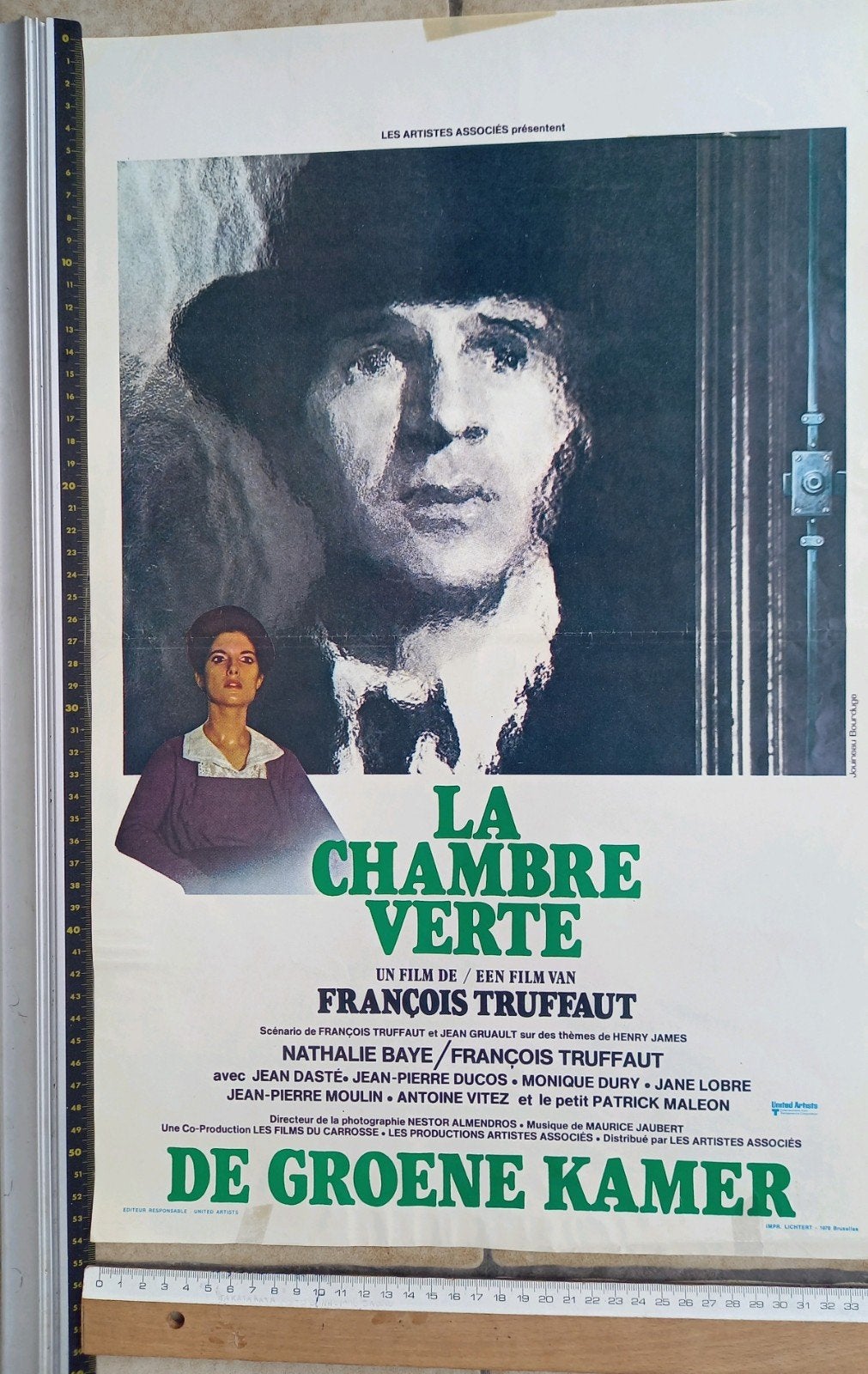 la chambre verte. François Truffaut. Affiche, Enlèvement ou Envoi