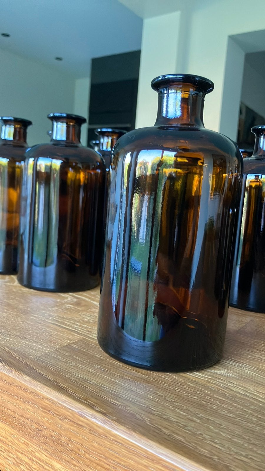 Bruine apothekersflessen, Antiek en Kunst, Ophalen