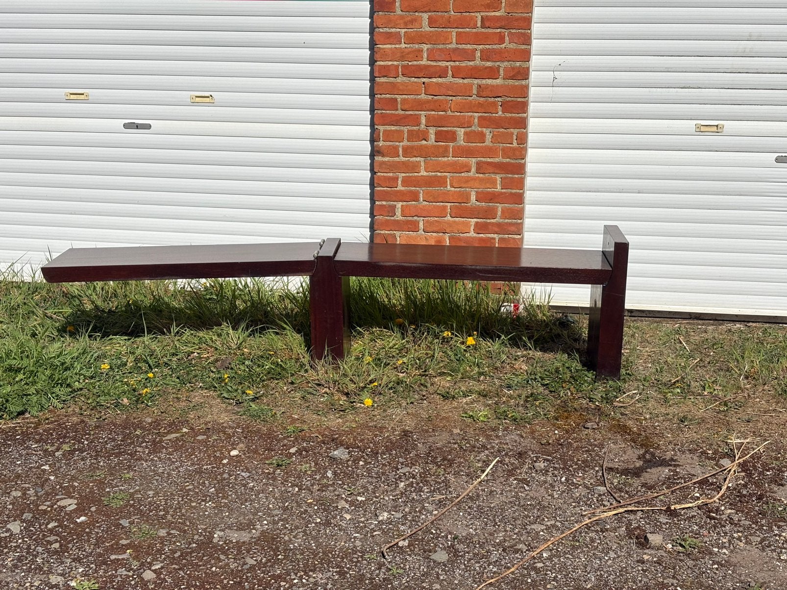 Banc en bois de ?, Enlèvement, Utilisé, Bois