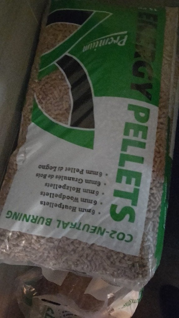 Hout pellets energy, Tuin en Terras, Brandhout, Ophalen