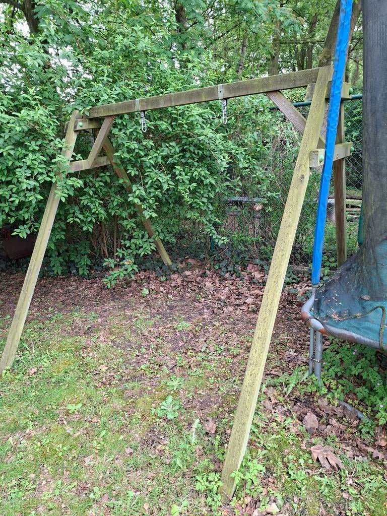 balanceer en Bois., Enlèvement, Balançoire