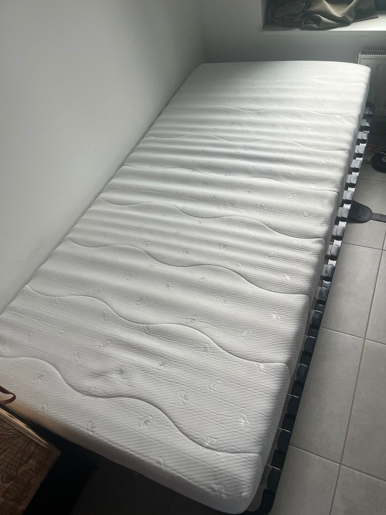 Sommier + matelas 90  190 cm, Maison & Meubles, Chambre à coucher | Matelas & Sommiers, 90 cm, Enlèvement, Sommier, 190 cm ou moins