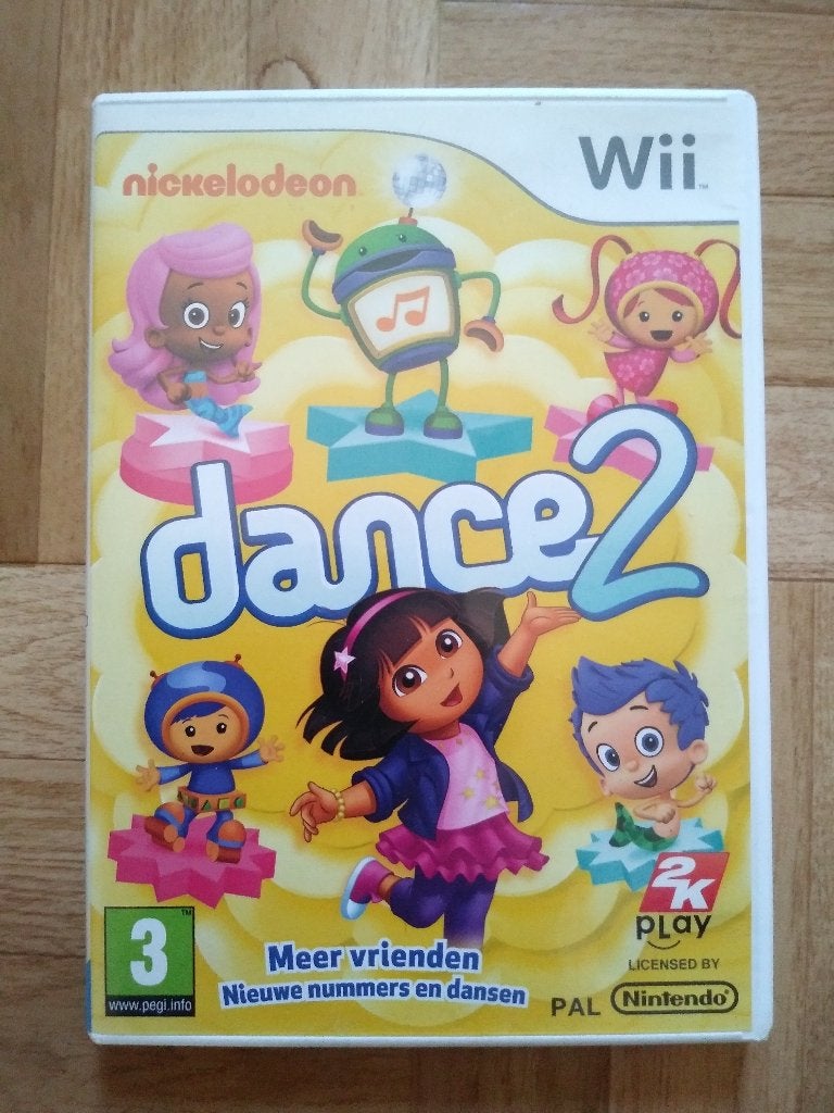 Nickelodeon Dance 2, dans spel voor de Wii, 2 spelers, Ophalen of Verzenden, Zo goed als nieuw, Eén computer