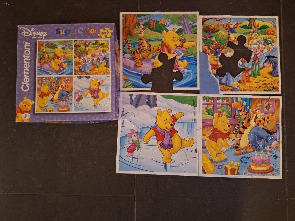 Puzzel Winnie The Pooh, Kinderen en Baby's, Ophalen, Minder dan 10 stukjes, Gebruikt, 2 tot 4 jaar