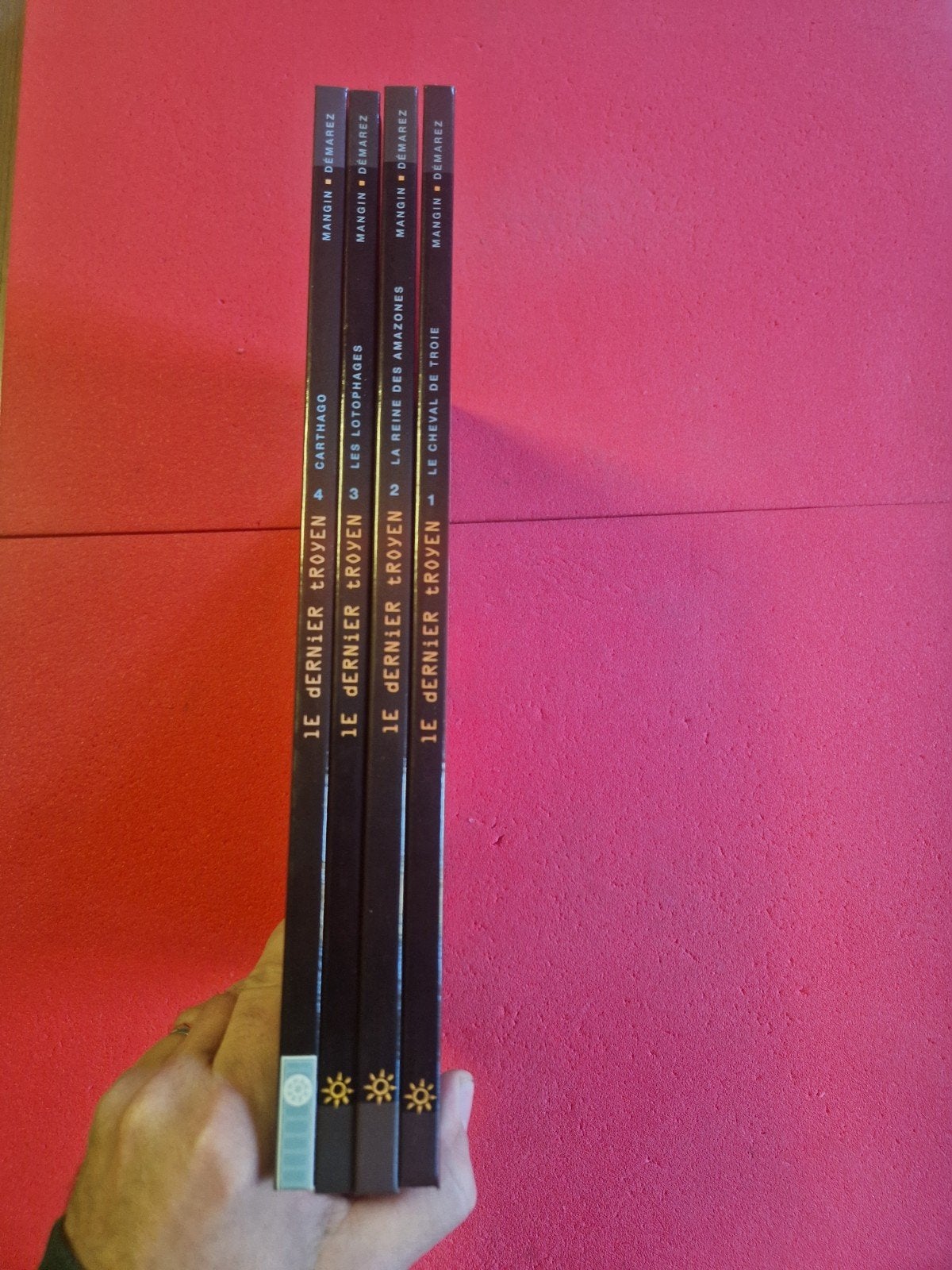 lot de 4 bd le dernier troyen 1 à 4,EO, Livres, Enlèvement ou Envoi
