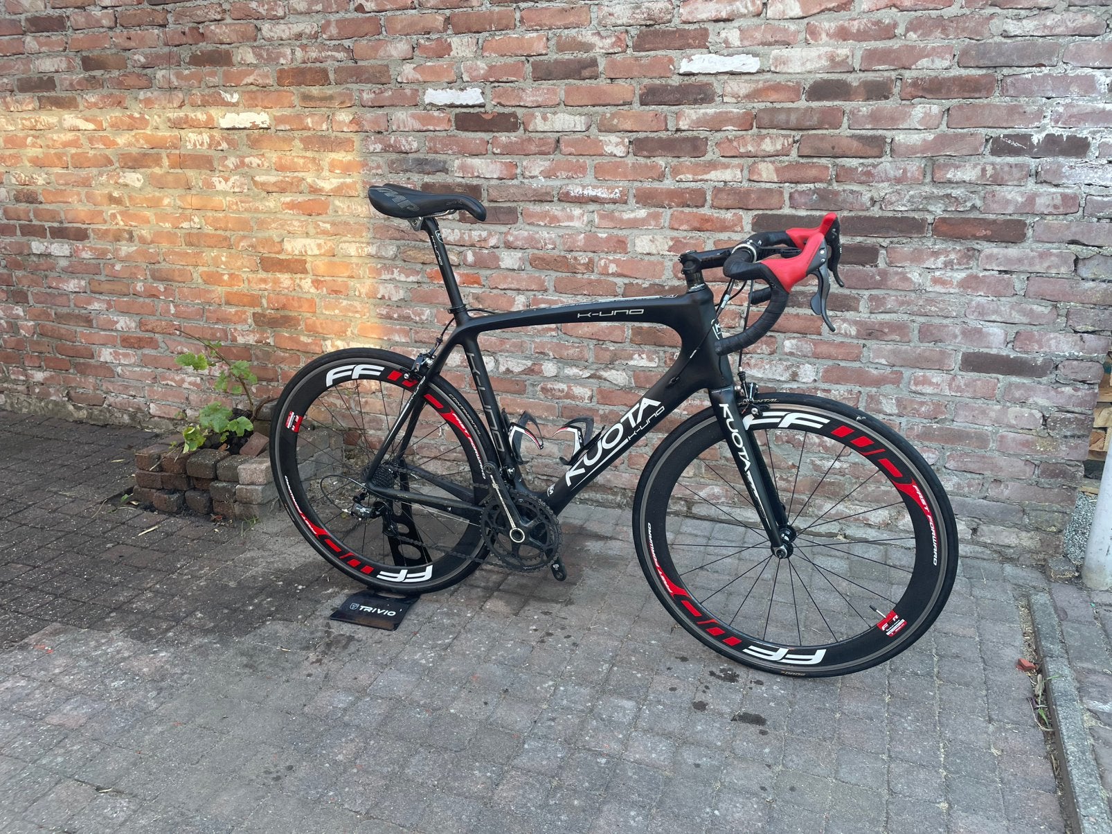 Kuota K-Uno racefiets - maat 58 (xl) - extra wielset, Autres marques, Frein sur jante, 57 à 61 cm, Enlèvement