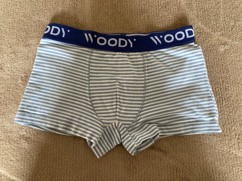 Grijs-wit gestreept onderbroekje, Woody, 140, 10 jaar, Kinderen en Baby's, Nacht- of Onderkleding, Ophalen of Verzenden, Zo goed als nieuw