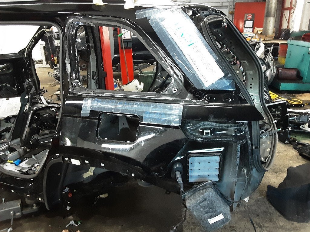 SPATBORD LINKS ACHTER Jeep Grand Cherokee L (WL) (01-2021/-), Gebruikt, Achter, Jeep, Spatbord